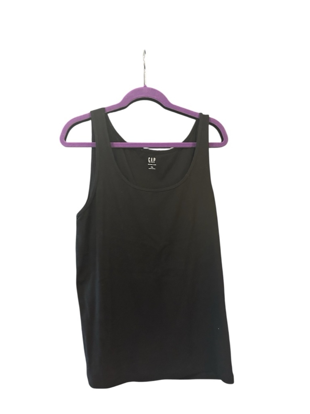 GAP Black Scoop Neck Tank Top
